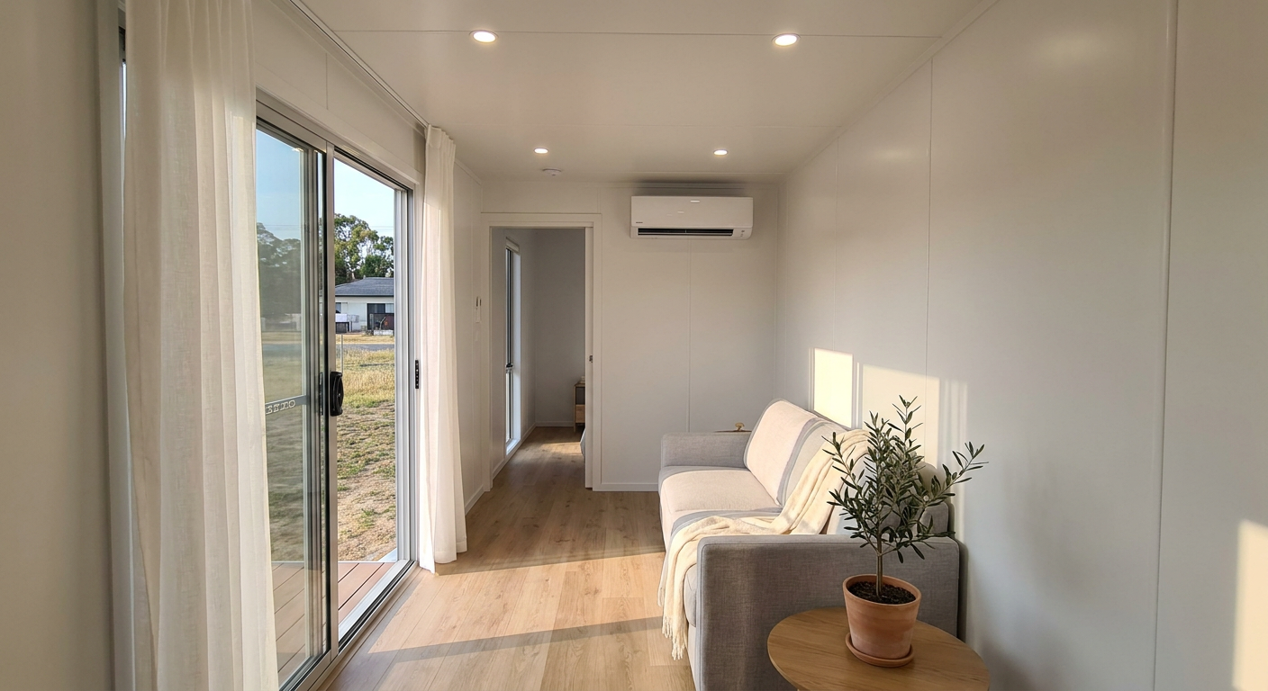 Luxury 40ft prefab container house with easy-folding sandwich panels - Image 6