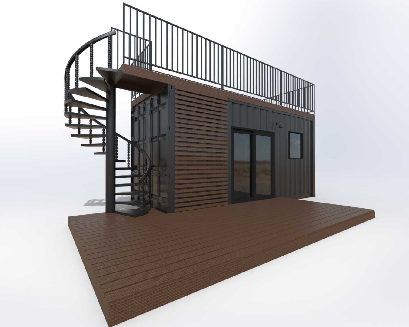 20FT Ezra Modern Container Home | Turnkey Tiny House | Portable Prefab Container Home - Image 11