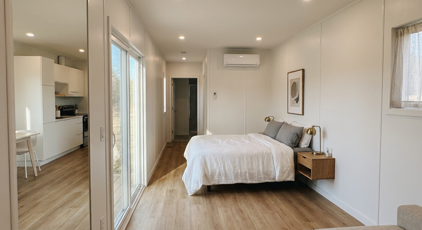 Luxury 40ft prefab container house with easy-folding sandwich panels - Image 8