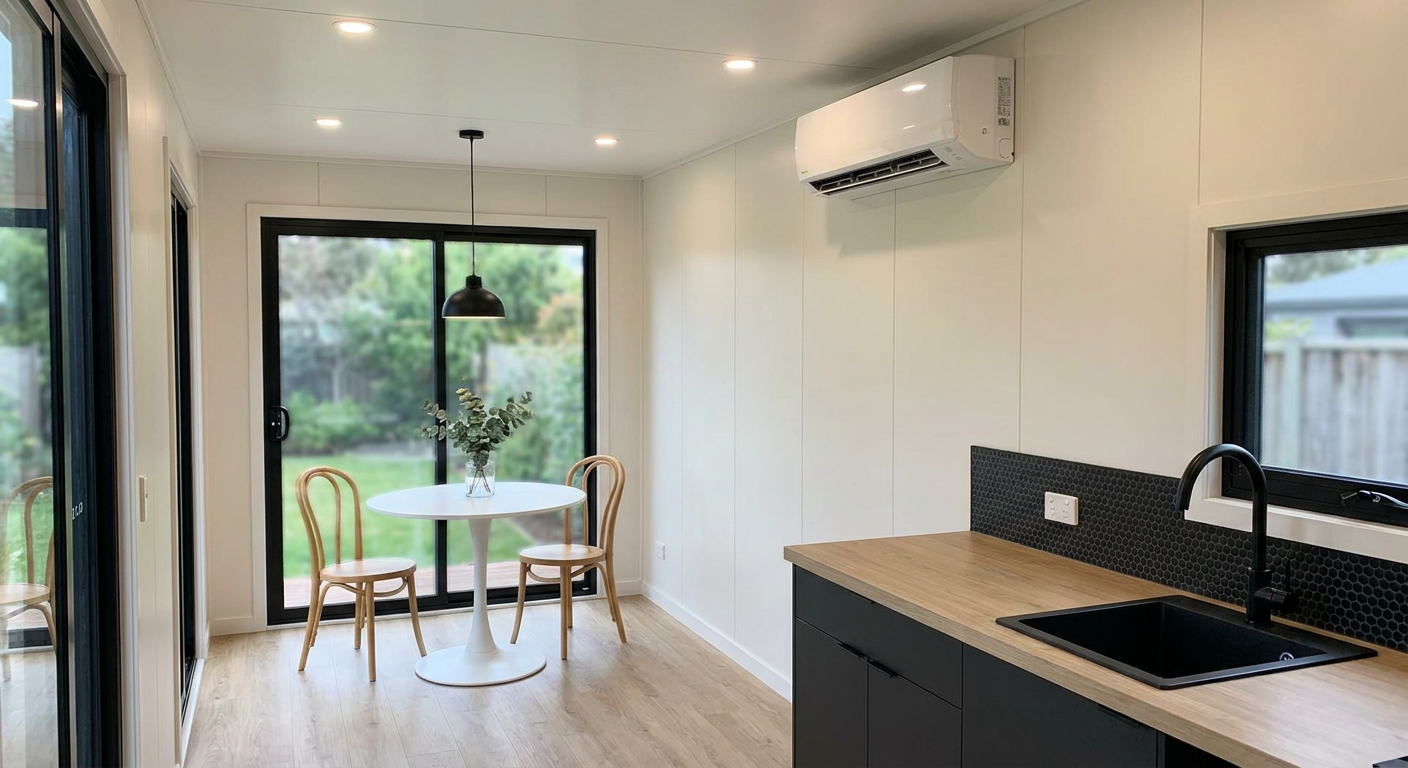 Luxury 40ft prefab container house with easy-folding sandwich panels - Image 10