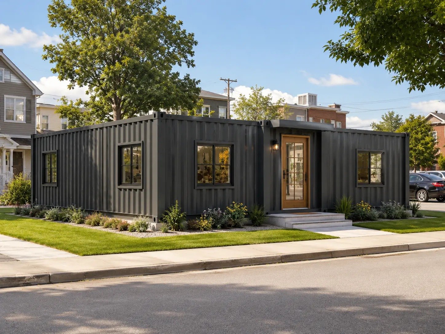 40ft Luxury 3 Bedroom Foldable Container Home - 1 Living Room, 1 Bathroom & Kitchen, Prefab Mobile House Easy Setup - Image 7