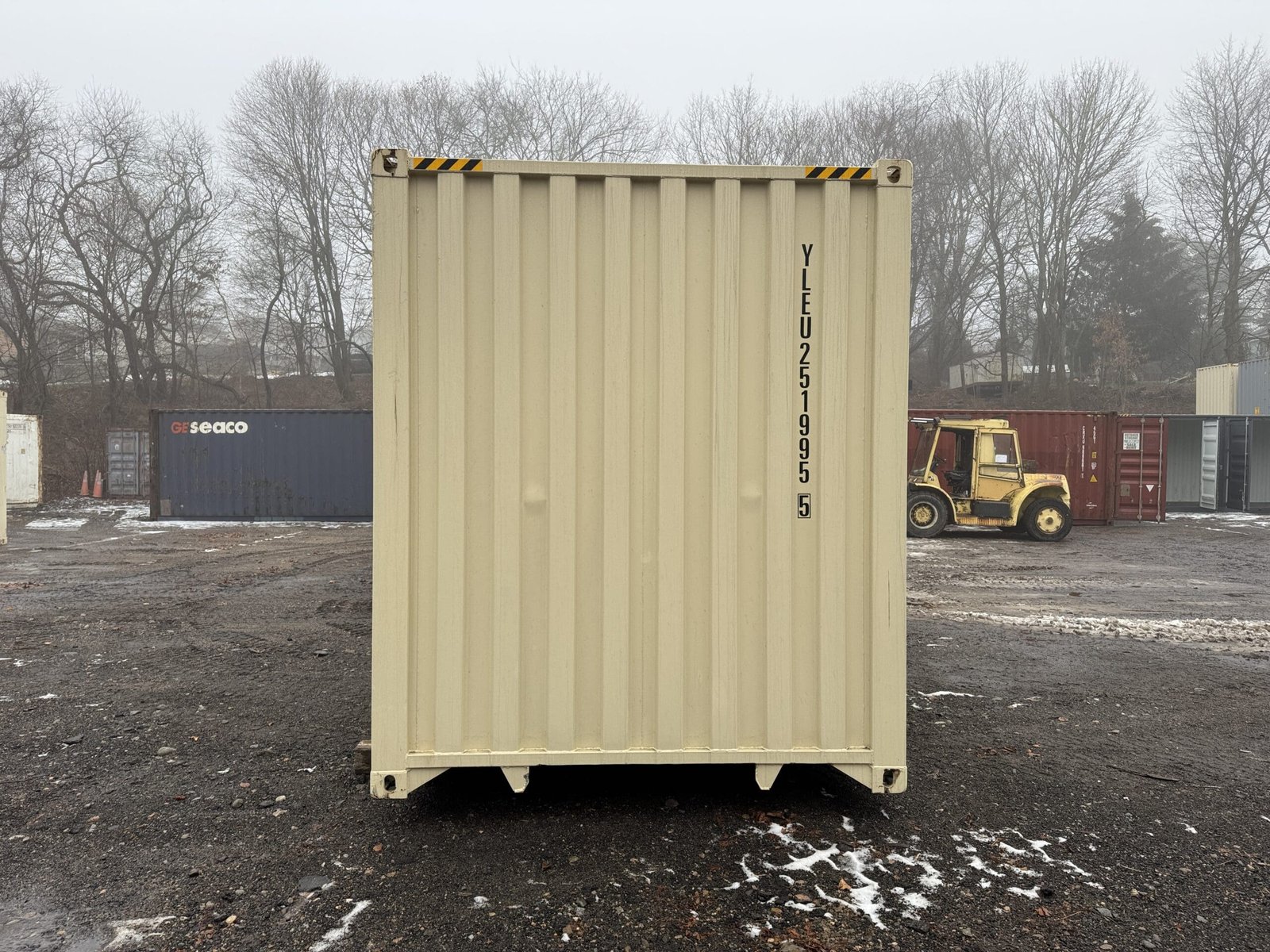 40ft New High Cube Shipping Container - Wind & Watertight - Beige - Unit YLEU251995-5 - Image 11