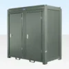 11-Double-Mains-Toilet-2.4m-x-1.4m-RAL-6007-.webp 1+1 Double Mains Toilet 2.4m x 1.4m (RAL 6007)