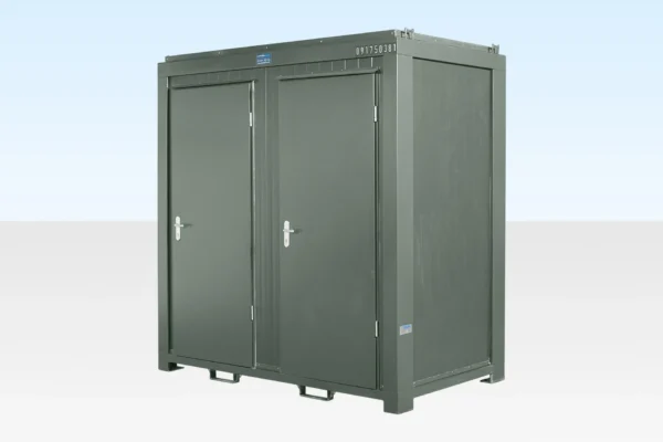 11-Double-Mains-Toilet-2.4m-x-1.4m-RAL-6007-.webp 1+1 Double Mains Toilet 2.4m x 1.4m (RAL 6007)