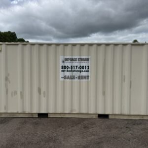 20ft Used Shipping Container - Wind & Watertight - Beige - Unit FBXU131329-4