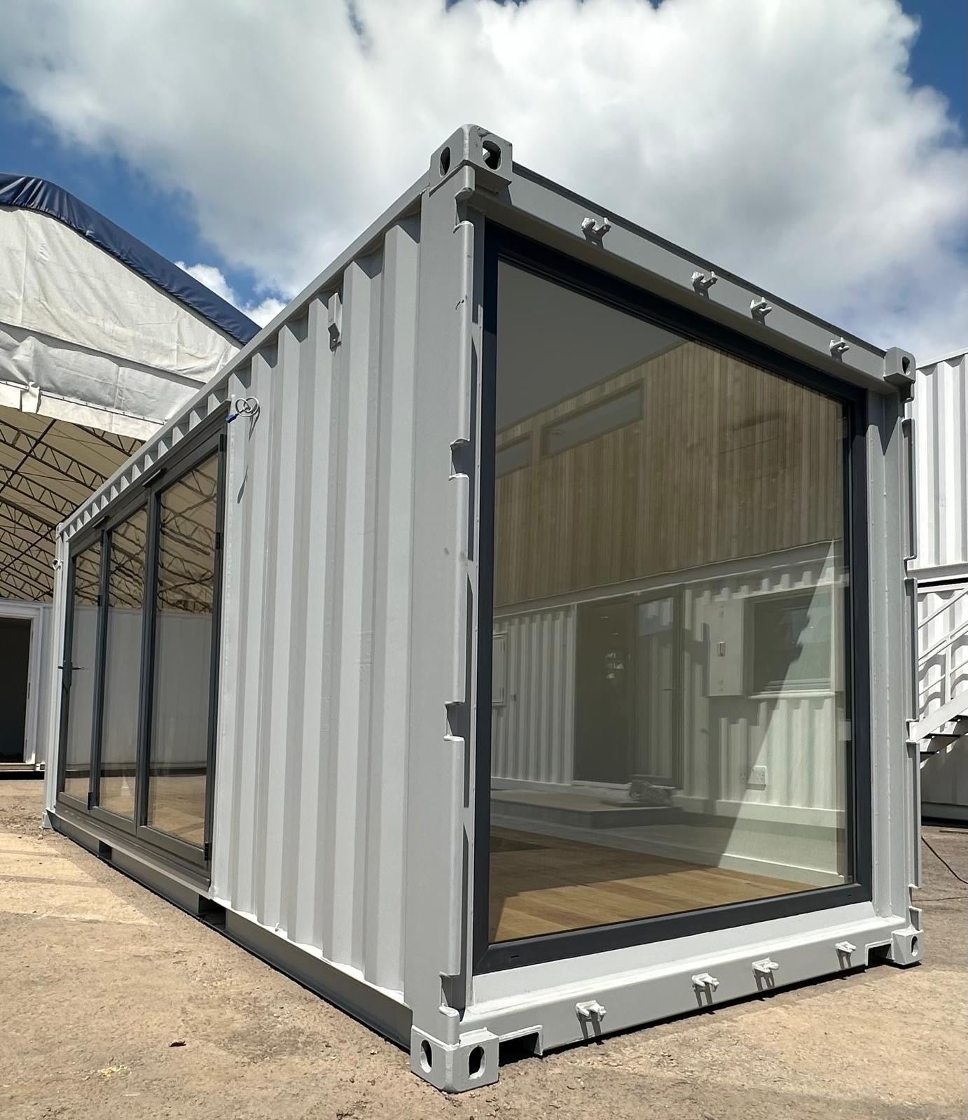20x8ft CUSTOM SHIPPING CONTAINER CONVERSION - Portable Building - Garden Office - No 1237 - Image 15