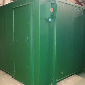13ft x 9ft Portable Site Office Cabin with Toilet - Durable, Compact & Ready to Use