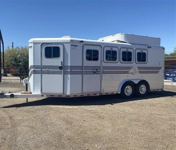 1446434-67d848d7.webp 2000 Morgan Built 3 Horse Bumper Pull Horse Trailer