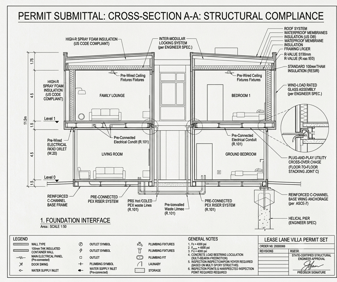 Luxury 3 Bedroom Prefabricated Modular Container Home Villa for Sale - Image 21