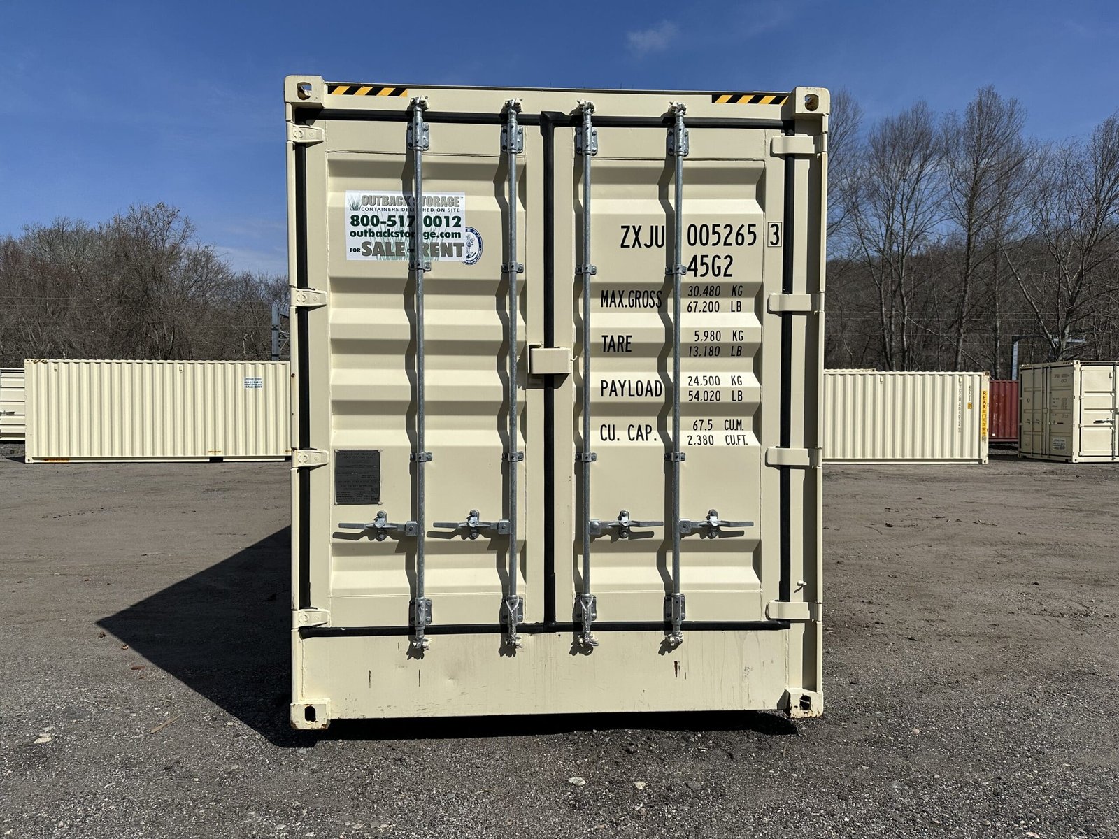 40ft New High Cube Shipping Container - Wind & Watertight - Unit ZXJU005265-3 - Image 7