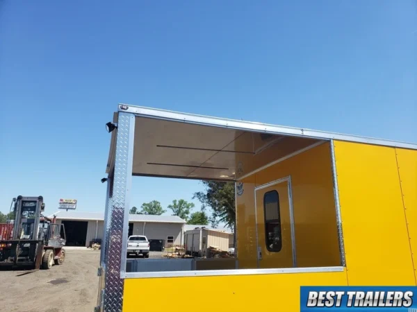 2024 enclosed 8 X 22 concession vending trailer food truck w sinks AC mini split
