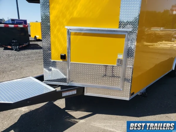 2024 enclosed 8 X 22 concession vending trailer food truck w sinks AC mini split