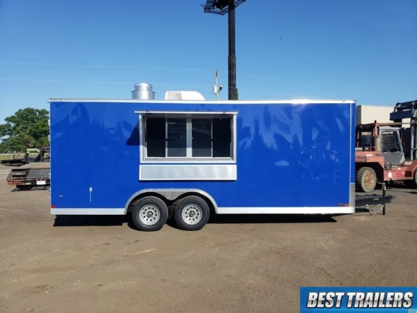 2024 enclosed concession vending trailer food truck 8 x 20 8.5 x 20 sinks hood
