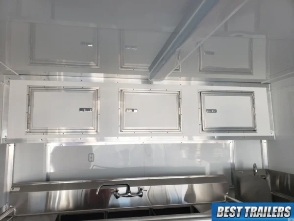 2024 enclosed concession vending trailer food truck 8 x 20 8.5 x 20 sinks hood