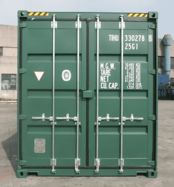 20ft High Cube Steel Floor Shipping Container - New One Trip | ISO & CSC Certified