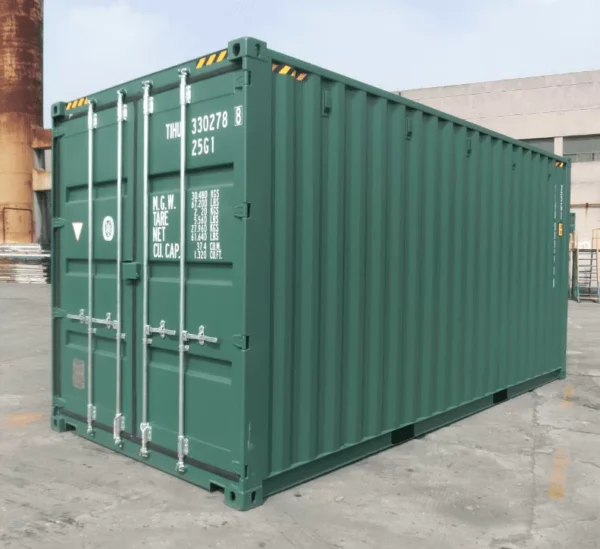 20ft High Cube Steel Floor Shipping Container - New One Trip | ISO & CSC Certified