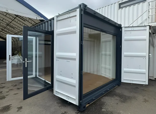 20ft x 8ft Custom Shipping Container Conversion - Portable Building