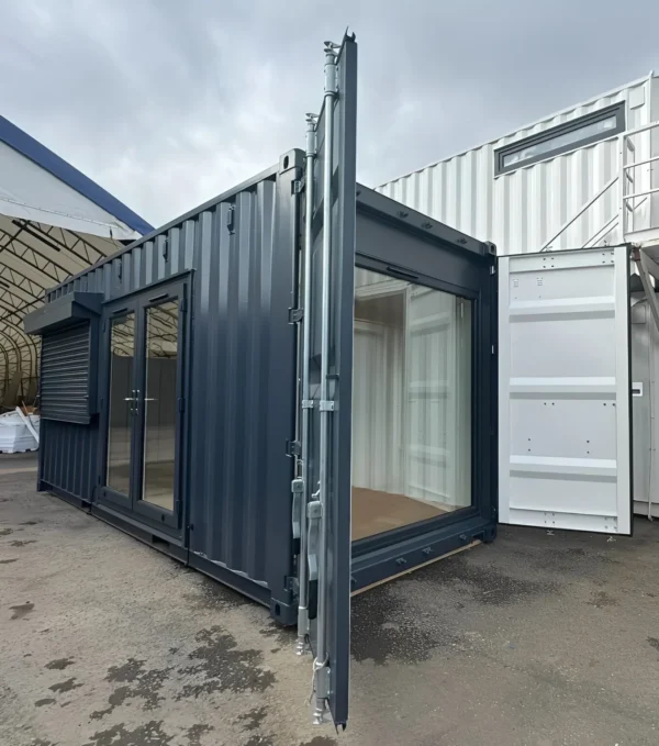 20ft x 8ft Custom Shipping Container Conversion - Portable Building