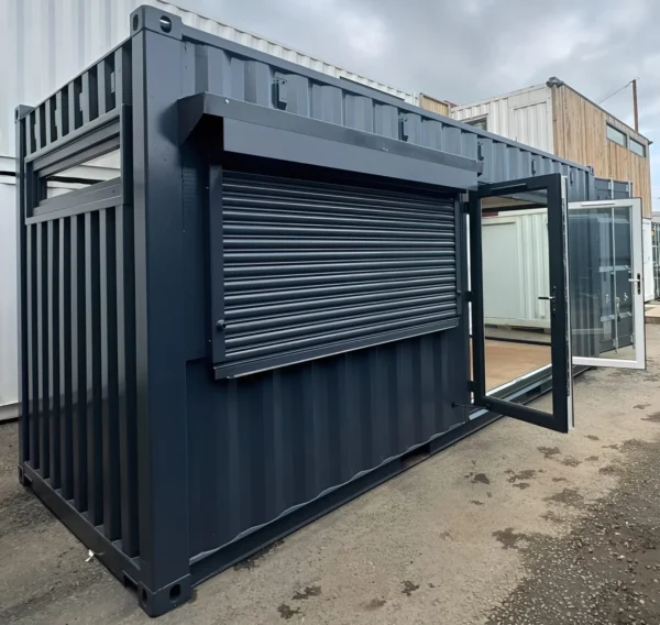20ft x 8ft Custom Shipping Container Conversion - Portable Building