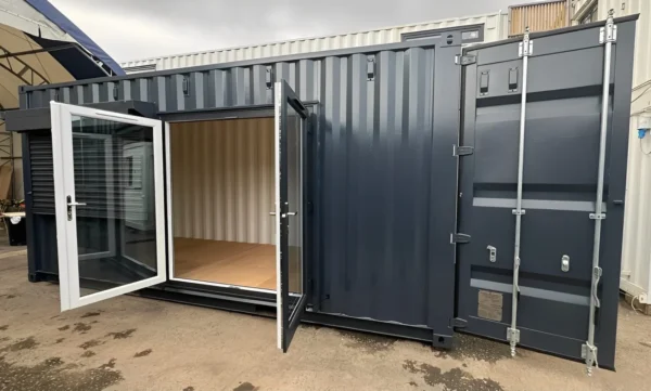20ft x 8ft Custom Shipping Container Conversion - Portable Building