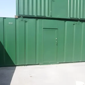 2+1 Toilet & Drying Room Container Cabin - Durable, Secure & Site-Ready