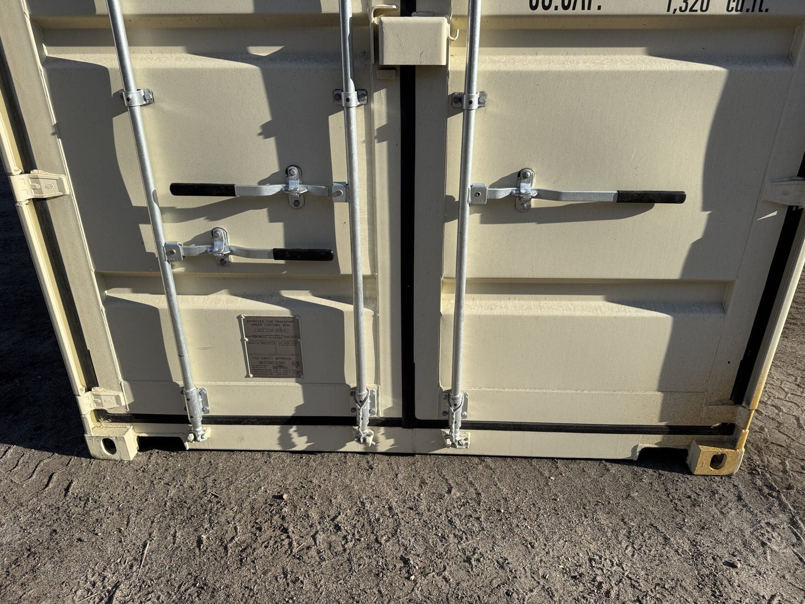 20ft New High Cube Shipping Container - Wind & Watertight - Beige - Unit AURU260222-9 - Image 6