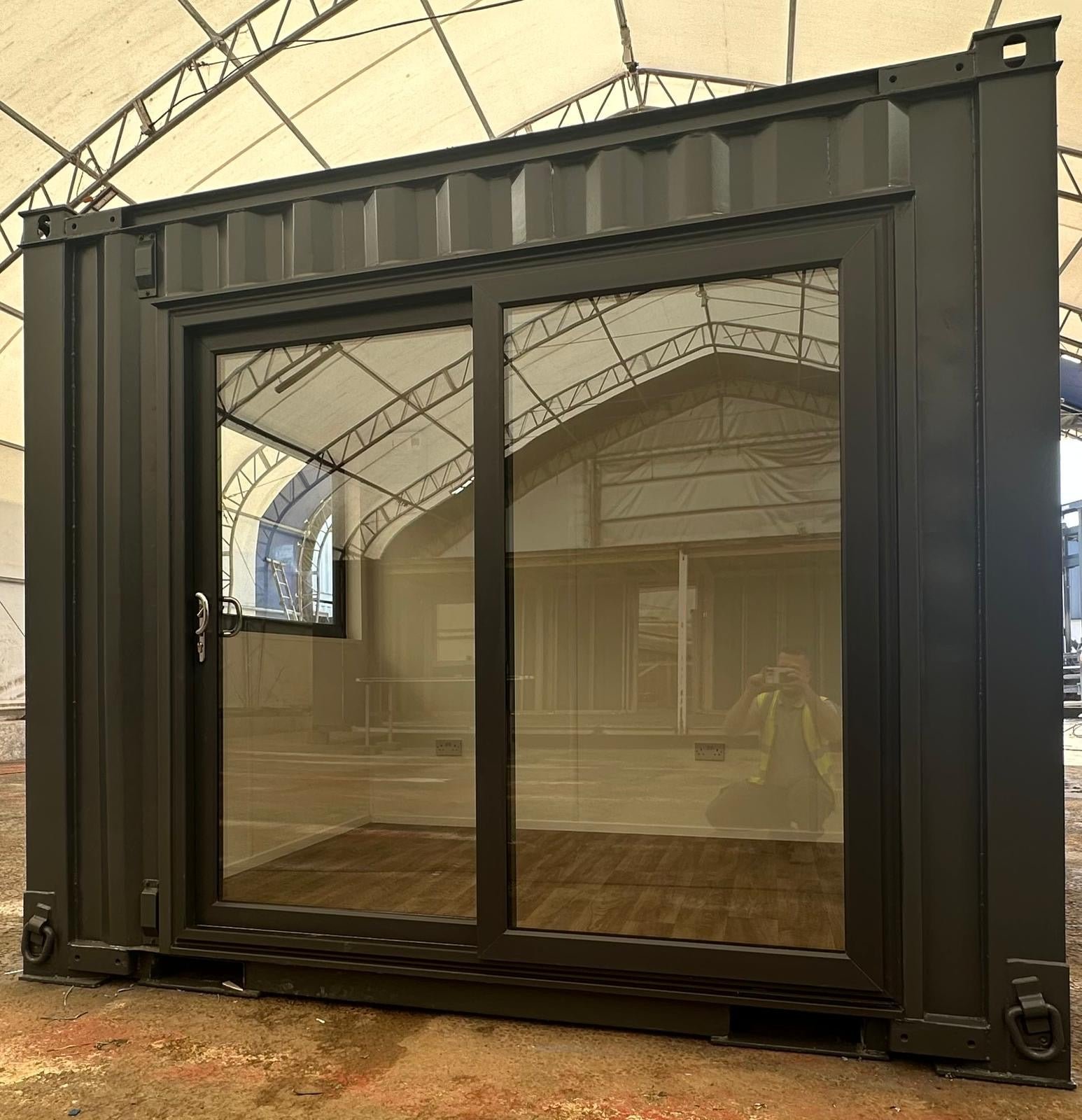 10x8 ft - CUSTOM OFFICE / GARDEN ROOM - Open Plan - Portable Building - Picture Window - No 1455 - Image 5