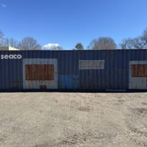 40ft Used High Cube Shipping Container - Wind & Watertight - Blue - Unit GESU601254-9