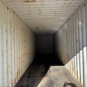 40ft Used High Cube Shipping Container - Wind & Watertight - Blue - Unit GESU652492-5