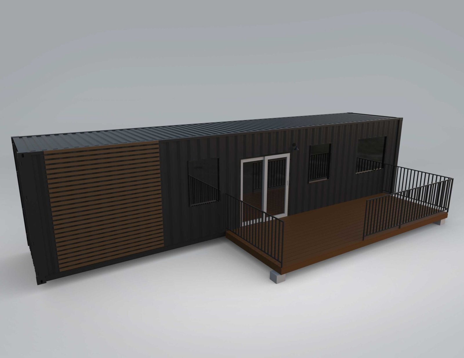 40ft Kennedy Luxury Container Home | 1 Bed 1 Bath Prefab Shipping Container House - Image 19