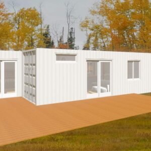 The Huntington - Luxury Two Bedroom Shipping Container Home | Two 40ft + One 20ft Container Home