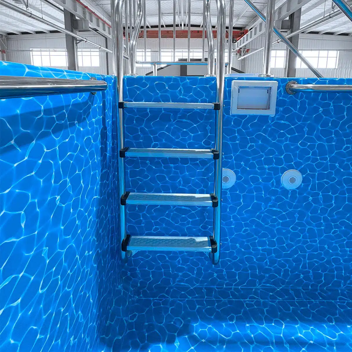 20ft Luxury Container Swimming Pool with Glass Viewing Panel - Image 13