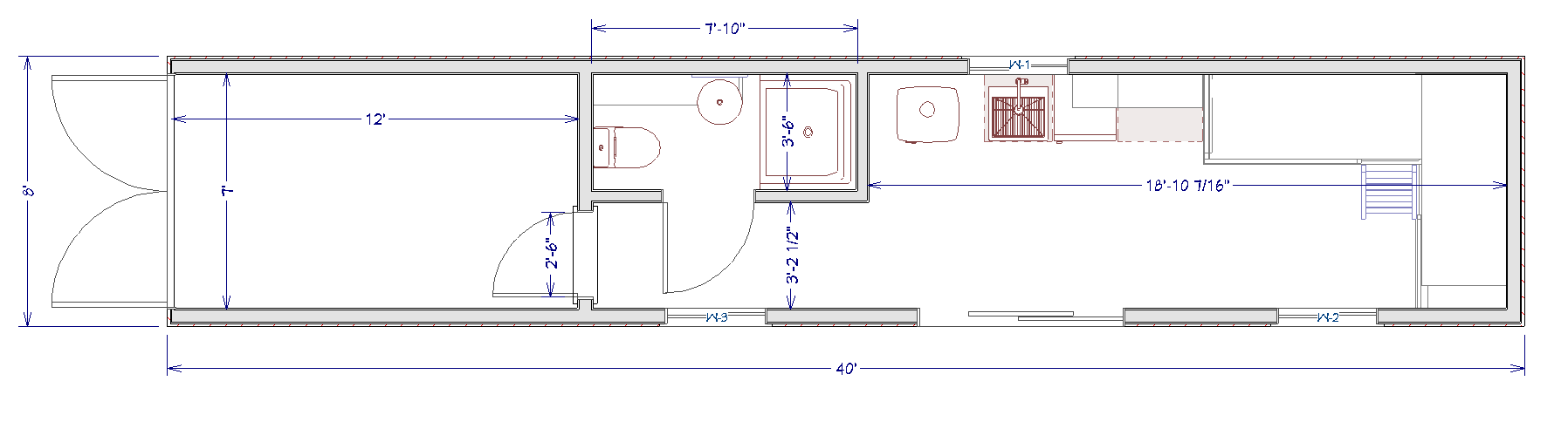 40FT Augustine Luxury Container Home with Kitchen, Bathroom & Garage | Ready to Ship | Free USA Delivery - Image 15