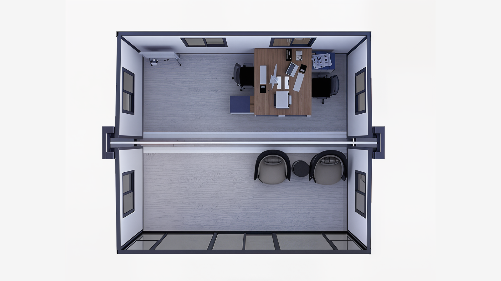 20FT Expandable Open-Space Container Office - Meeting & Conference Room | 385 SF - Image 8