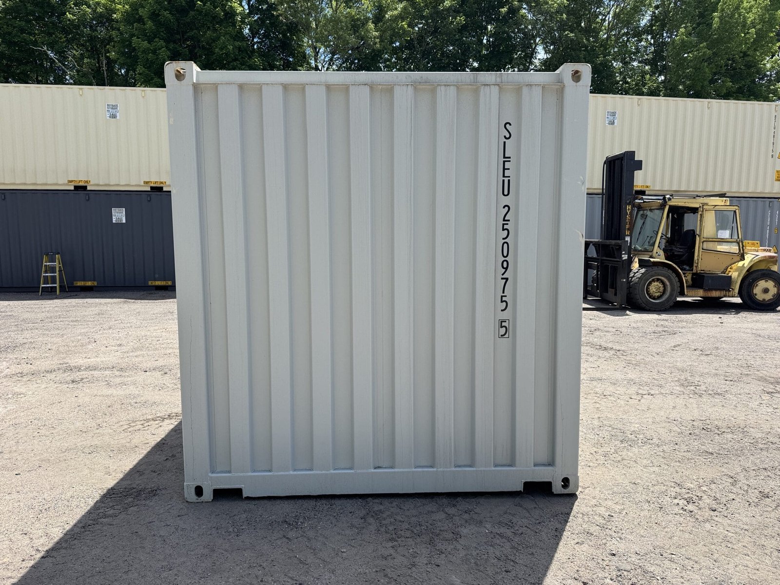 20ft New Shipping Container - Wind & Watertight - Gray - Unit SLEU250975-5 - Image 10