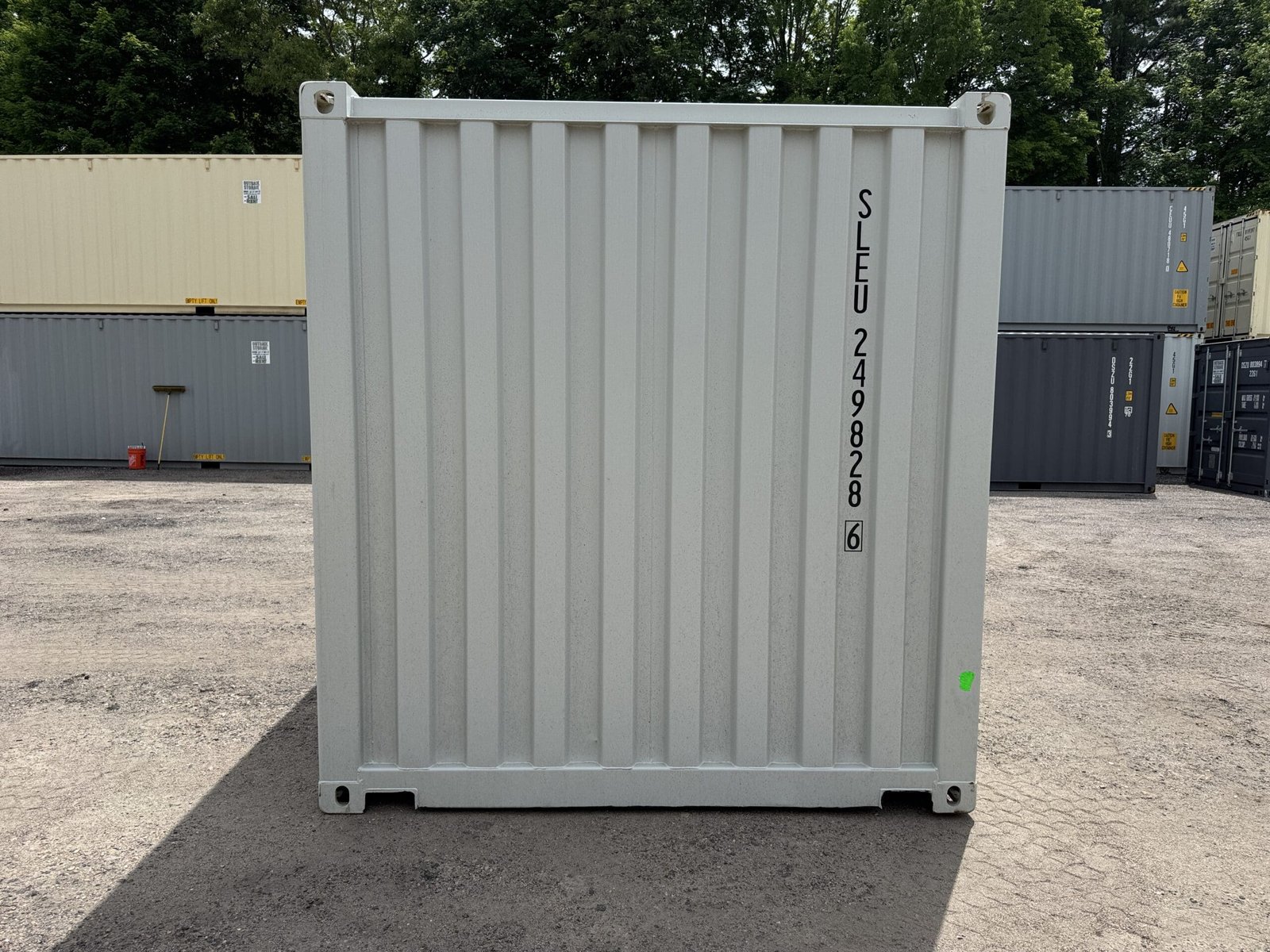 20ft New Shipping Container - Wind & Watertight - Gray - Unit SLEU249828-6 - Image 11