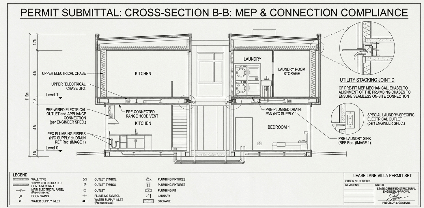 Luxury 3 Bedroom Prefabricated Modular Container Home Villa for Sale - Image 22