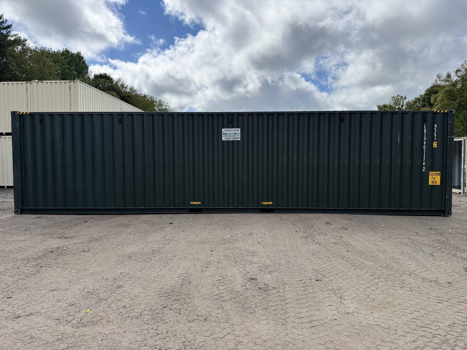 40ft New High Cube Shipping Container - Wind & Watertight - Green - Unit LATU901176-2 - Image 10