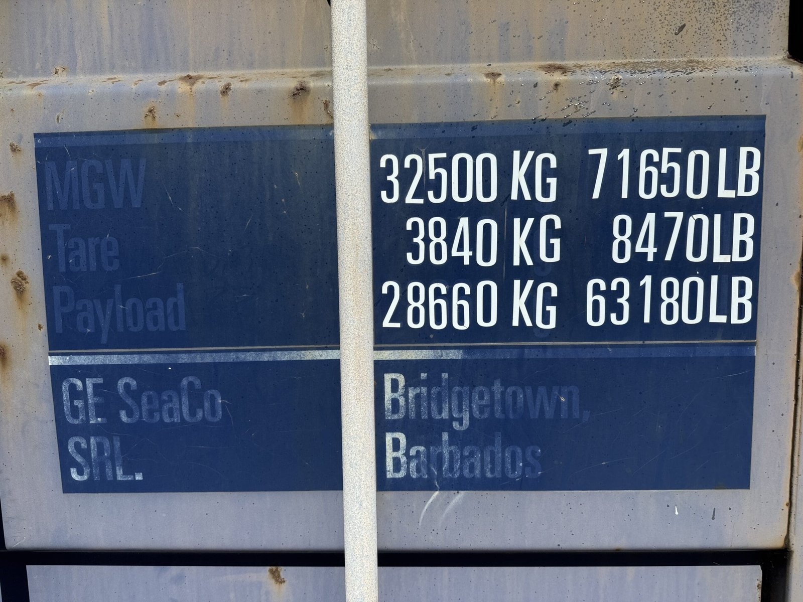 40ft Used High Cube Shipping Container - Wind & Watertight - Blue - Unit GESU601254-9 - Image 5