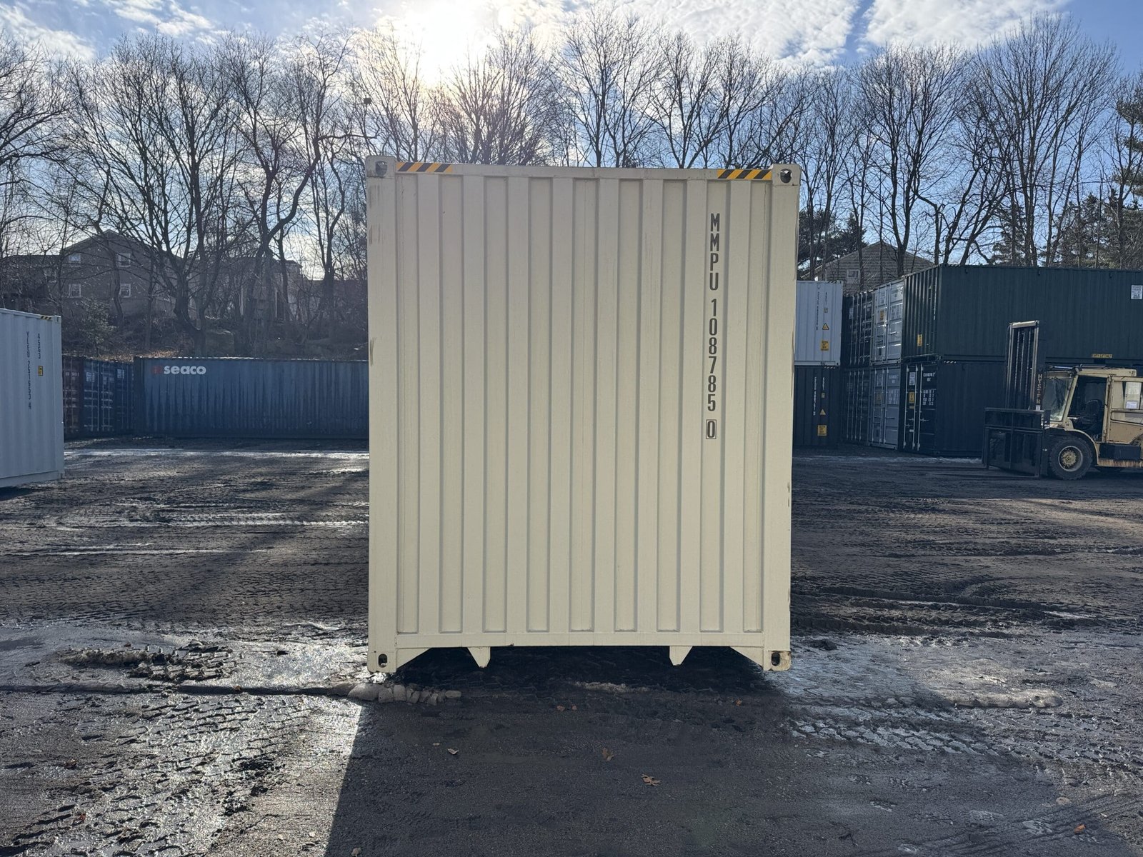 40ft New High Cube Shipping Container - Wind & Watertight - Lt Gray - Unit MMPU108785-0 - Image 11