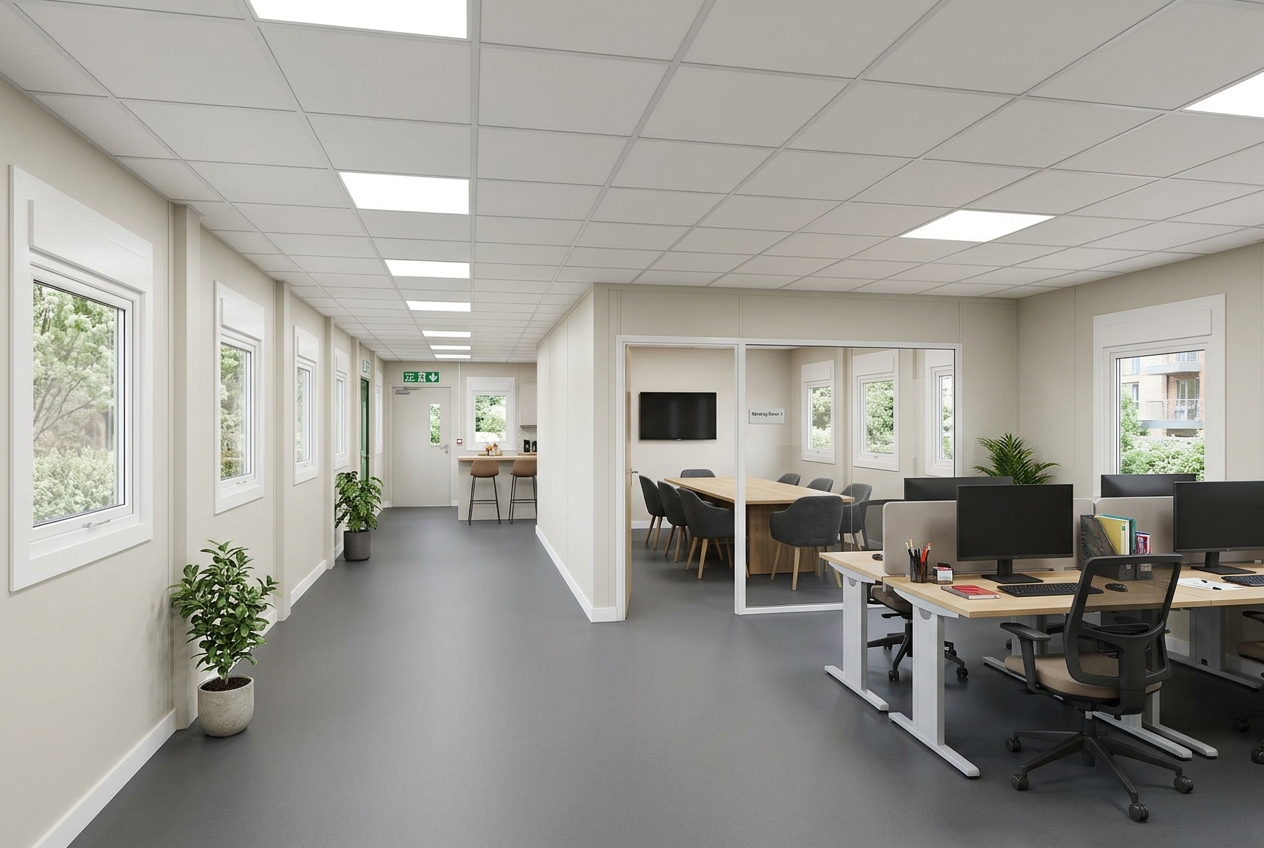 (3 Bay) Compliant Modular Building - Image 4