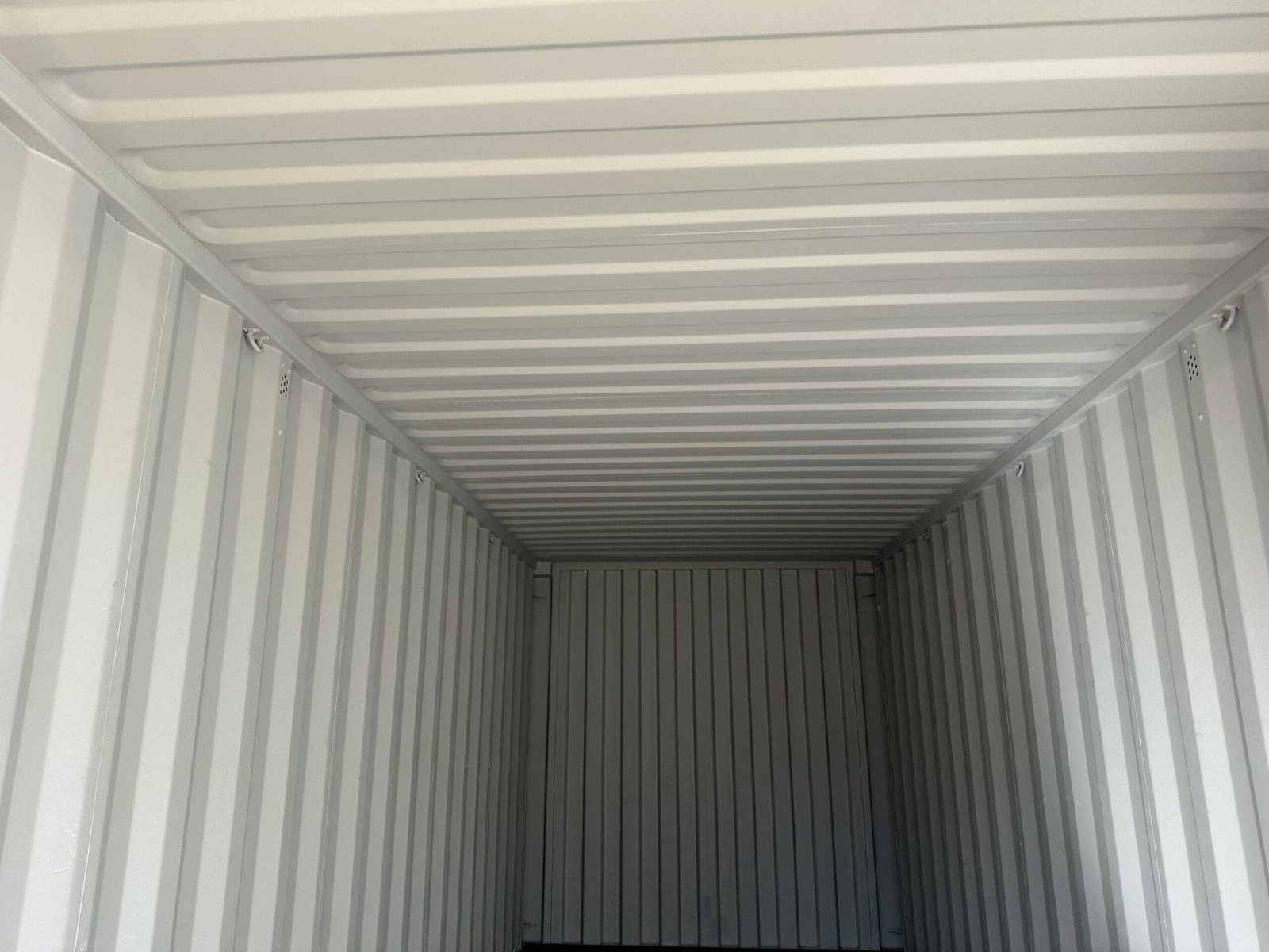 20ft New Shipping Container - Wind & Watertight - Beige - Unit JTAU104933-3 - Image 5