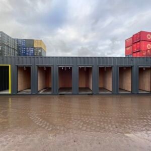 40ft High Cube Multi-Store Container - 7-Bay Self Storage Unit