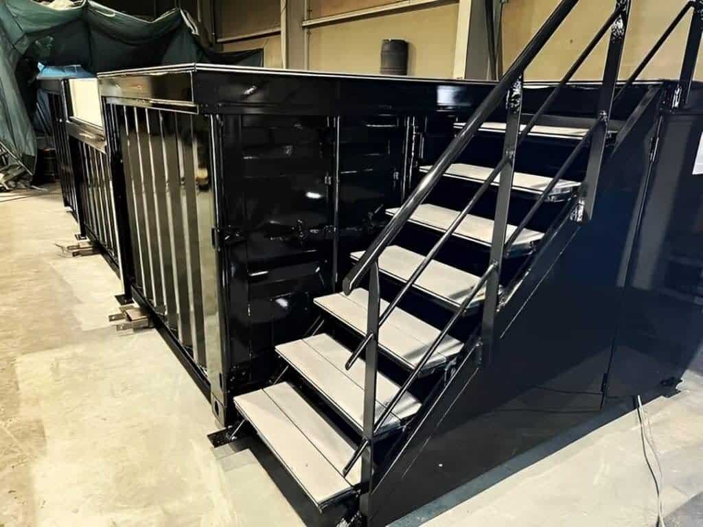20ft Shipping Container Swimming Pool with Convenient Side Staircase - Image 9