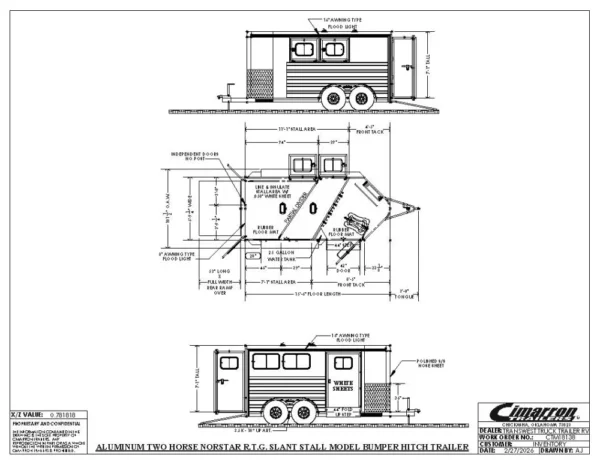 5aae8d38a5bcffda.webp 2027 Cimarron Norstar 2HBP Horse Trailer