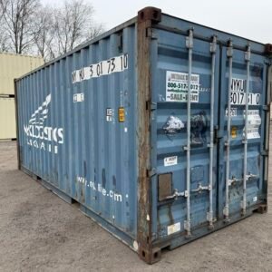 20ft Used Shipping Container - Wind & Watertight - Blue - Unit NYKU301731-0
