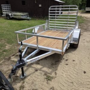 New2027 Legend Trailers 5×8 aluminum utility trailer with rear gate Utility Trailer