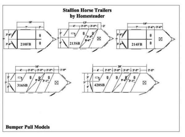 634288dc-2e51-4829-9215-1c2357ffb020.jpg NewHomesteader 214FB 2 Horse Direct Load Warmblood Horse Trailer