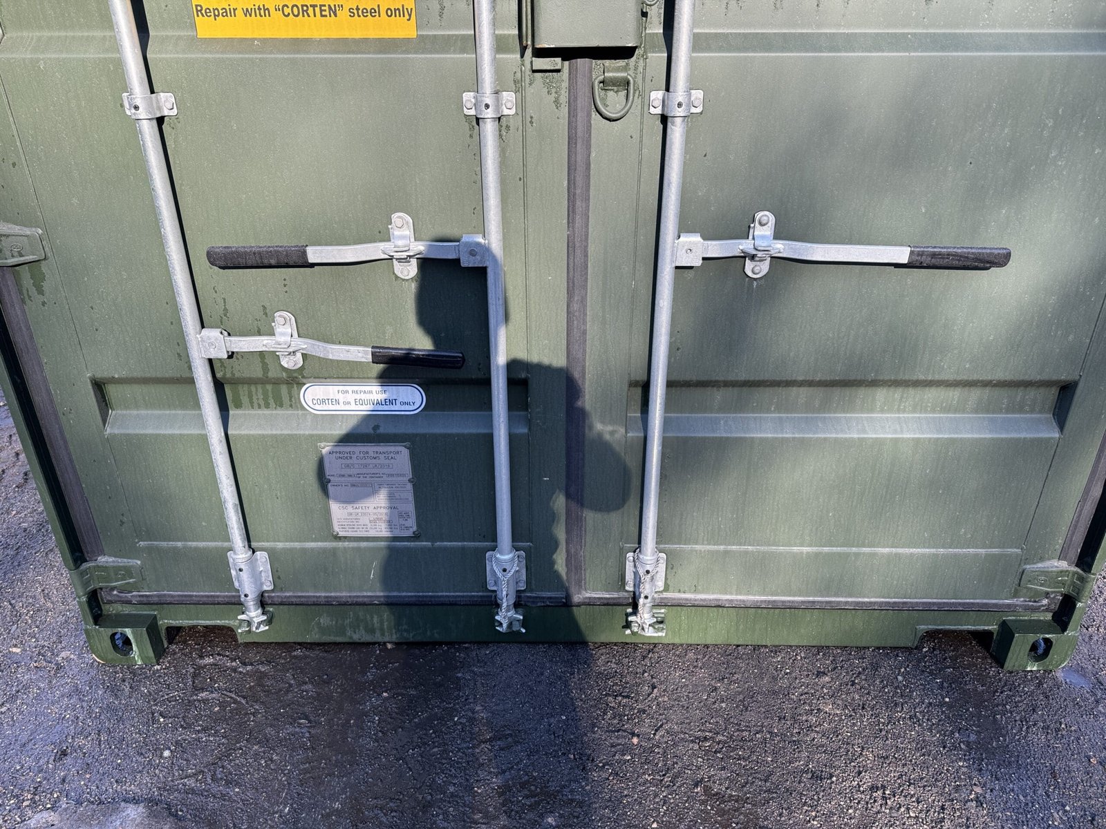 40ft New High Cube Shipping Container - Wind & Watertight - Green - Unit BBUU480286-0 - Image 6
