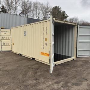 20ft New Shipping Container - Wind & Watertight - Beige - Unit BSLU241118-9